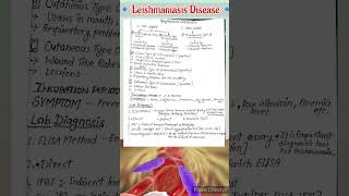 Leishmaniasis  leishmania parasite morphology bloodgroup laboratory medical leishmania notes😇 [upl. by Riek126]