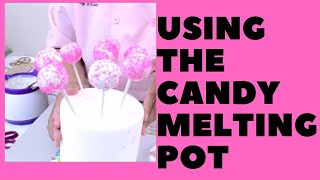 Cake Pops  Candy Melt Melting Pot [upl. by Ayitahs]