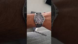 Longines Hydroconquest 41mm with grey ribbed nylon [upl. by Puglia]