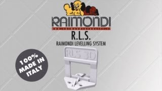 quot3Dquot RLS RAIMONDI LEVELLING SYSTEM  DISTANZIATORI LIVELLANTI RAIMONDI [upl. by Valoniah]