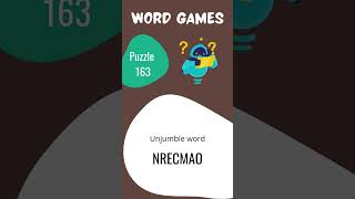 Word game puzzle 163 [upl. by Enila]