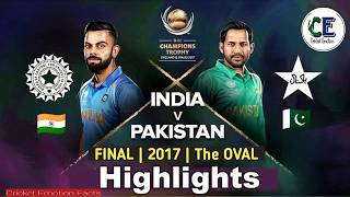 ICC Champions Trophy 2017 Final  IND vs PAK Full Highlights [upl. by Teryl]