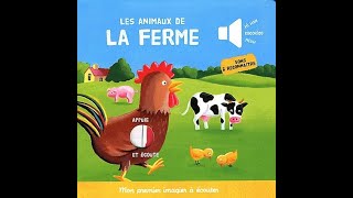 Les animaux de la ferme  Apprendre les bruits des animaux  Vocabulaire pour enfants [upl. by Aliehs]