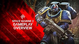 Warhammer 40000 Space Marine 2  Gameplay Overview Trailer [upl. by Nnor]