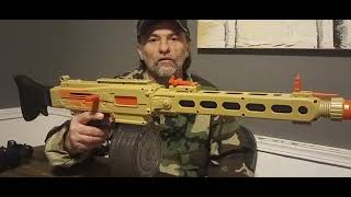 review of a MG3 an AEG dart blaster and Amazon special [upl. by Lav]