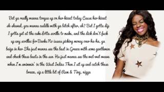 Azealia Banks  Liquorice Lyrics [upl. by Lemart]