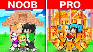 Having a NOOB vs PRO ELEMENTAL Family In Minecraft [upl. by Eelyah]