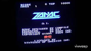 Zanac Nes Theme Song Low Voice [upl. by Concoff]