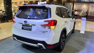 2023 The AllNew Subaru Forester 20 iS EyeSight White Color  indepth Walkaround details [upl. by Nnyladnarb150]