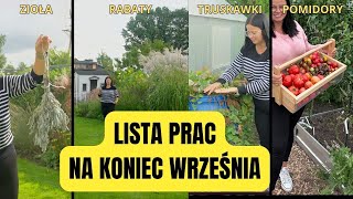 Wrzesień lista prac w ogrodzie KALENDARZ OGRODNIKA [upl. by Atnek]