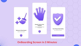 Onboarding Screen  Simple On boarding Screen  onboard onboarding splash FlutterFlow flutter [upl. by Jeremiah]