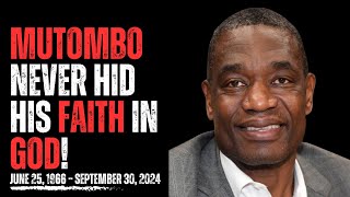 Mutombo Never Hid His Faith In God [upl. by Oflodur]