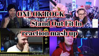 ONE OK ROCK Stand Out Fit in Reaction Mash Up [upl. by Lednik]