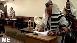 Jewish prayer in a synagogue [upl. by Eiluj]