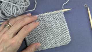 Tutorial zu den Grundtechniken des Strickens Abketten rechter Maschen [upl. by Suicul]