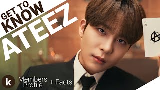 ATEEZ 에이티즈 Members Profile  Facts Birth Names Positions etc Get To Know KPop [upl. by Eanerb]