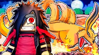 24 Hours As MADARA In Naruto Roblox [upl. by Walker211]