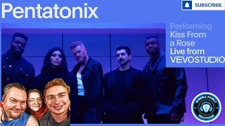 Pentatonix Kiss From A Rose Live Performance Reaction [upl. by Sasnak]