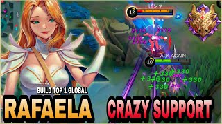 100 Unkillable Rafaela Unlimited Heal  Build Top 1 Global Rafaela  MLBB [upl. by Airetnahs]