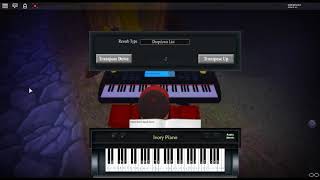 Crab Rave by Noisestorm on a ROBLOX piano [upl. by Yerhcaz110]