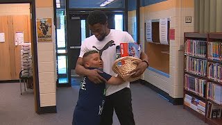 Remembering Chadwick Boseman and connection he shared with Cobb County kid battling cancer [upl. by Jabe]