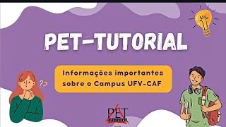 PET tutoriais  Sistema PVANET moodle ufv [upl. by Anhsirk351]