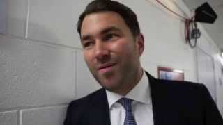 EDDIE HEARN REACTS TO KELL BROOKS DEVASTATING WIN OVER JO JO DAN  POST FIGHT INTERVIEW [upl. by Dnomder]