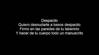 Luis Fonsi Despacito  Lyrics [upl. by Garber]