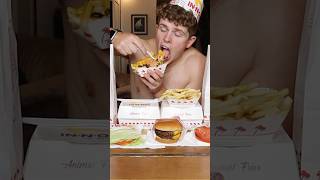 I ate the Entire InNOut Menu For The Whole Day [upl. by Yemaj]