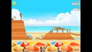 Angry Birds Rio  Beach Volley Bonus Level 70 stars HD [upl. by Lyris]