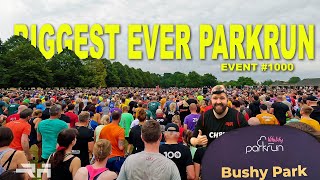 Biggest Ever Parkrun  Bushy Park 1000 [upl. by Yrroc]