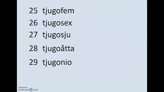 sfigunilla SIFFROR Swedish numbers [upl. by Aretha]