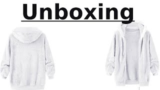 Kanpola Damen Plüschjacke Winterjacke Unboxing Video [upl. by Kara]