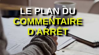 Comment faire un plan pour le commentaire darrêt [upl. by Glovsky579]