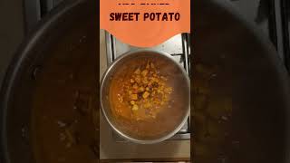 VEGAN Sweet Potato Dhal food vegan subscribe youtubeshorts indian cooking [upl. by Pallaton]