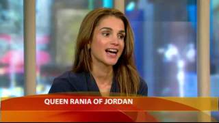 Queen Rania on Illegal Israeli Settlements [upl. by Cacia618]