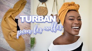 LE PLUS FACILE attaché de foulard  turban tutorial [upl. by Eoin]