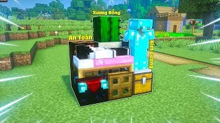 THỬ XÂY NHÀ AN TOÀN SIÊU NHỎ ĐẦY ĐỦ TIỆN NGHI TẶNG BẠN THÂN TRONG MINECRAFT  Thử Thách SlenderMan [upl. by Seumas265]