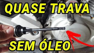 Como Cuidar da Sua Moto baixando óleo No MotorJeferson 108 [upl. by Ennywg]