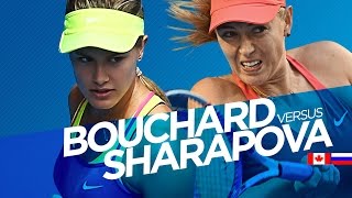 Eugenie Bouchard vs Maria Sharapova Highlights HD 14 Australian Open 2015 [upl. by Arri]