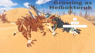 Growing as Heiboktoruk in Creatures of Sonaria [upl. by Iznil]