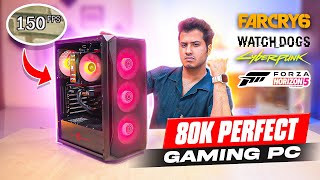 The quotPerfectquot 80000 Rupees Gaming PC  Gaming PC Build under 80k in India 2024 [upl. by Graaf]