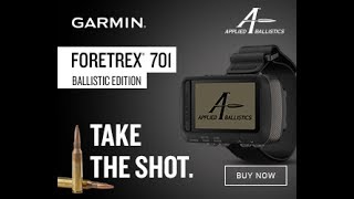 Garmin® Foretrex® 701 with AB  Main Display amp Quick Edit Feature [upl. by Coniah]