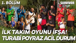 SURVIVOR ALL STAR 2024 İLK OYUN İFŞA ACİL DURUM KONSEYİ TURABİ POYRAZ CEZA 1 BÖLÜM CANLI İZLE TV 8 [upl. by Halsted]