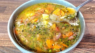 Köstliche einfache Suppe Leckere Suppe nach dem Rezept meines Nachbarn einfaches Rezept [upl. by Nylirac]