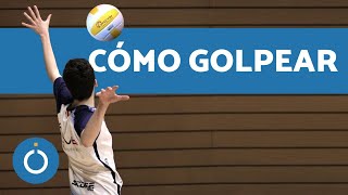 VOLEIBOL como PEGARLE AL BALON  Como ENTRENAR voleibol 🏐 [upl. by Hayimas357]