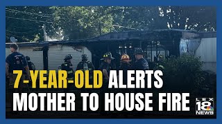 Young girl ALERTS mother to HOUSE FIRE [upl. by Kirk857]