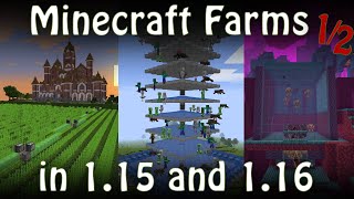 All Minecraft Farms updated for Minecraft 115116 Fun Farms Special 12 [upl. by Dita]