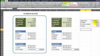 Excel Facil  Buscar objetivos y escenarios [upl. by Bobbie]