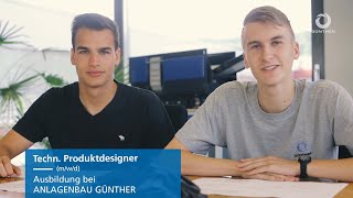 Ausbildung bei Anlagenbau Günther  Technischer Produktdesignerin [upl. by Notsirk]